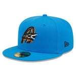 New Era - 59fifty Fitted - MiLB - AC Perf - Akron Rubber Ducks - Blue - Headz Up 