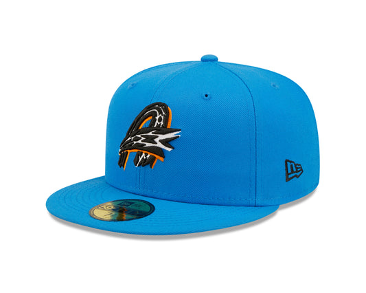 New Era - 59fifty Fitted - MiLB - AC Perf - Akron Rubber Ducks - Blue - Headz Up 