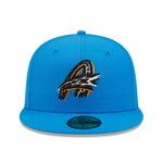 New Era - 59fifty Fitted - MiLB - AC Perf - Akron Rubber Ducks - Blue - Headz Up 