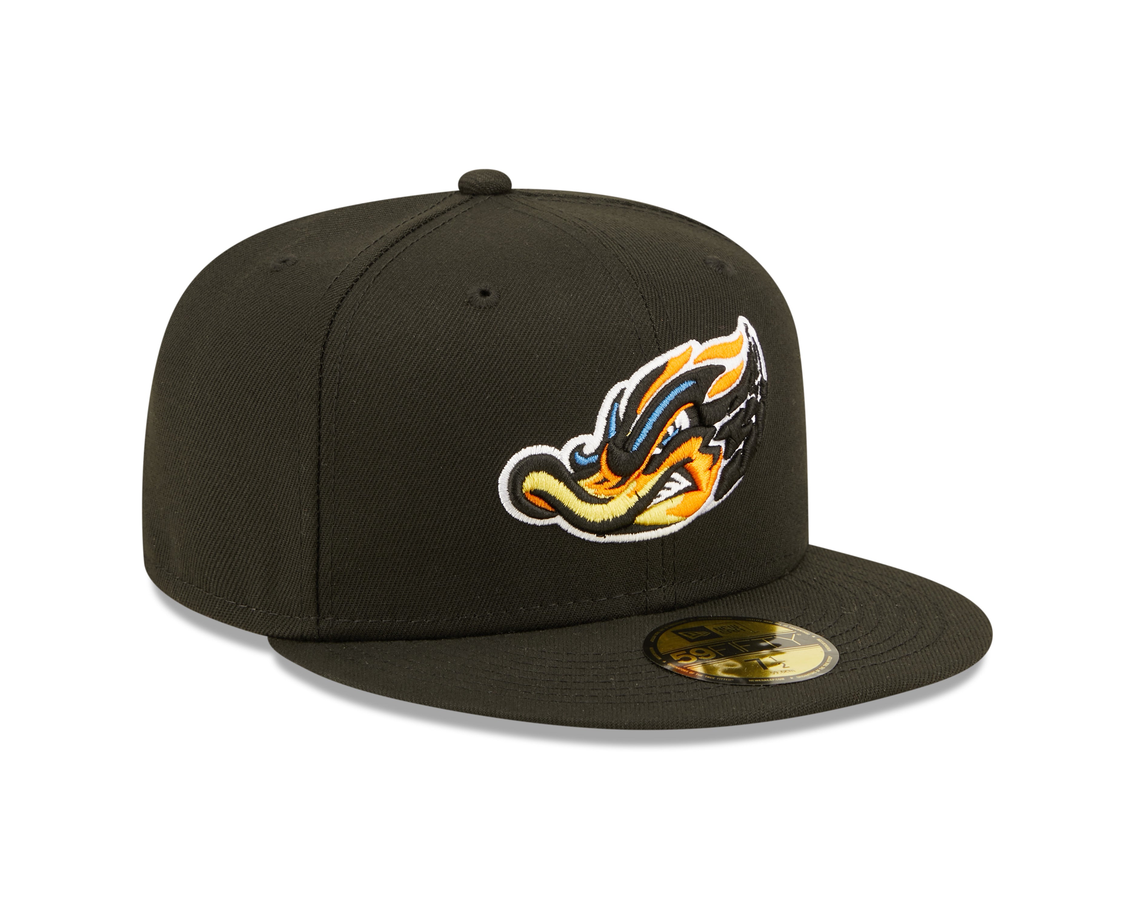 New Era - 59fifty Fitted - MiLB - AC Perf - Akron Rubber Ducks - Black - Headz Up 