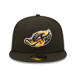 New Era - 59fifty Fitted - MiLB - AC Perf - Akron Rubber Ducks - Black - Headz Up 