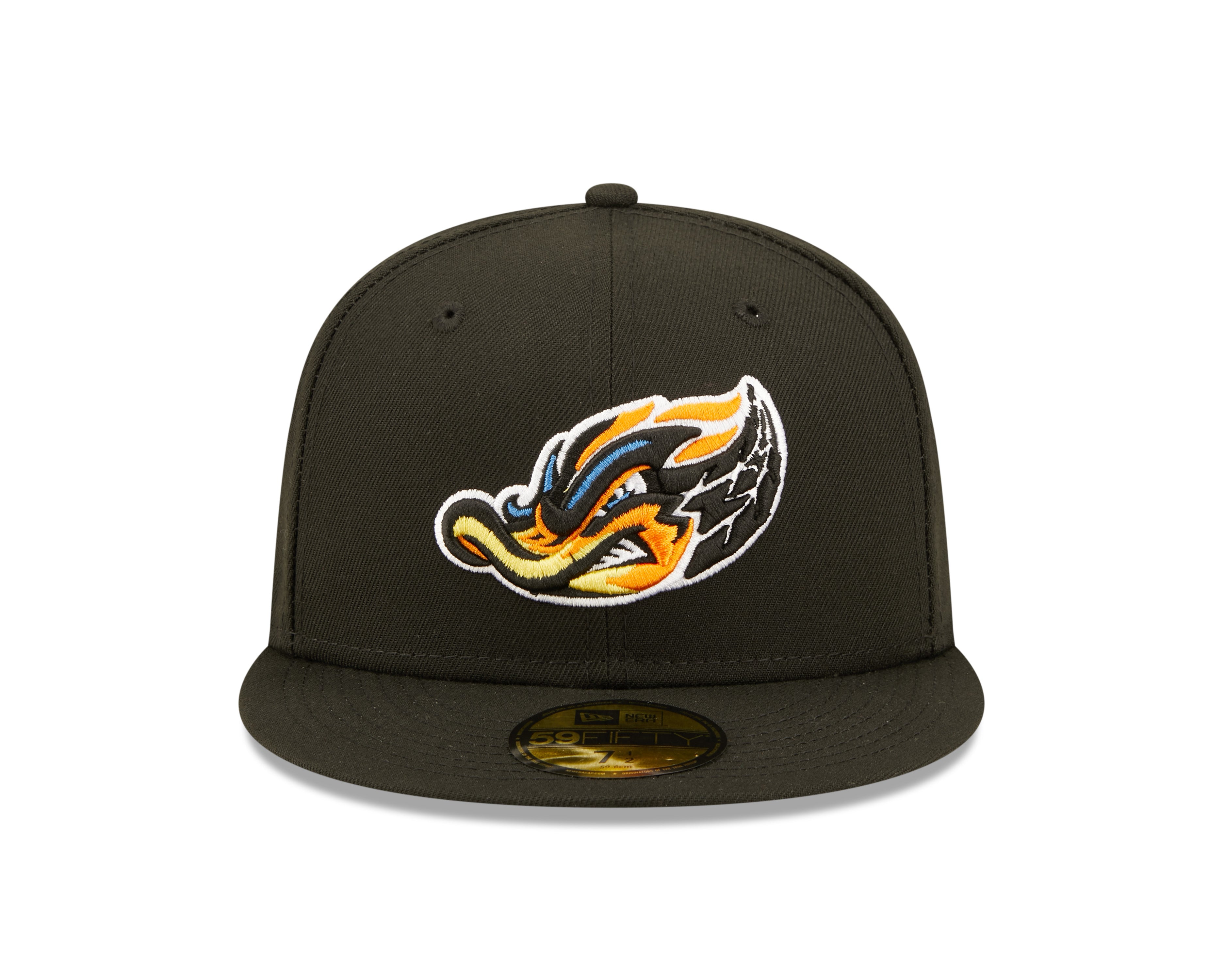 New Era - 59fifty Fitted - MiLB - AC Perf - Akron Rubber Ducks - Black - Headz Up 