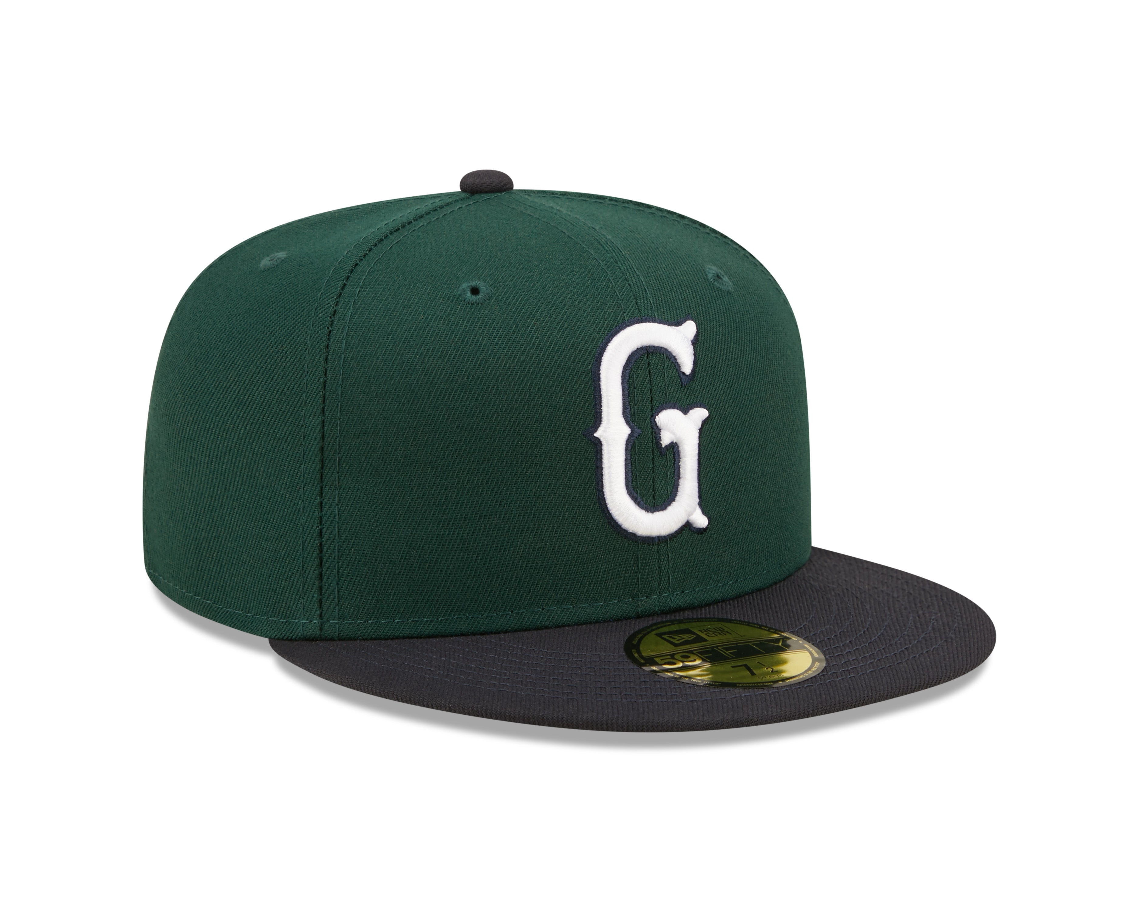 New Era - 59fifty Fitted - MiLB - AC Perf - Greenville Drive - Dark Green - Headz Up 
