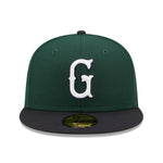 New Era - 59fifty Fitted - MiLB - AC Perf - Greenville Drive - Dark Green - Headz Up 