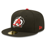 New Era - 59fifty Fitted - MiLB - AC Perf - Arkansas Travelers - Black - Headz Up 
