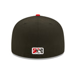 New Era - 59fifty Fitted - MiLB - AC Perf - Arkansas Travelers - Black - Headz Up 