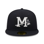 New Era - 59fifty Fitted - MiLB - AC Perf - Mississippi Braves - Navy - Headz Up 
