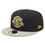 New Era - 59fifty Fitted - MiLB - AC Perf - Charleston River Dog - Navy - Headz Up 