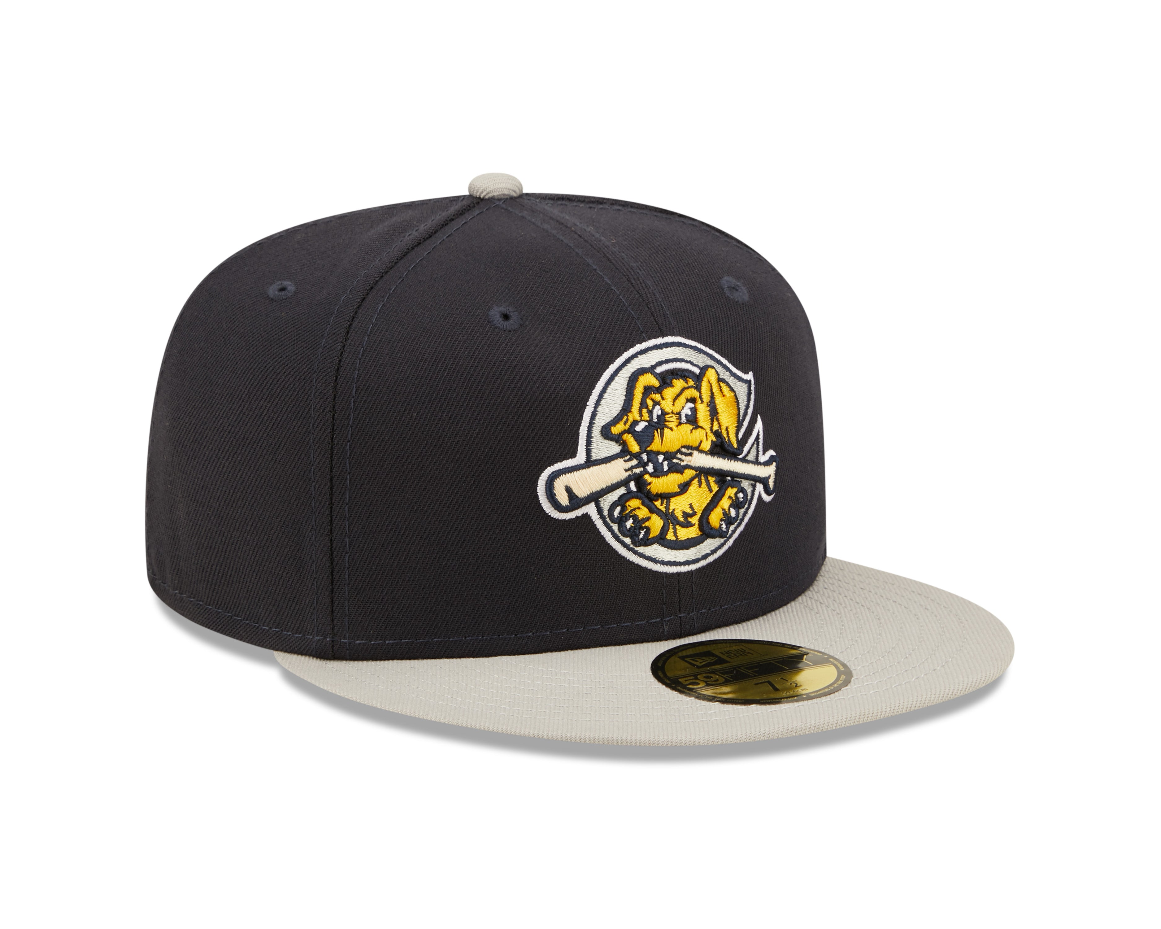 New Era - 59fifty Fitted - MiLB - AC Perf - Charleston River Dog - Navy - Headz Up 