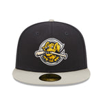 New Era - 59fifty Fitted - MiLB - AC Perf - Charleston River Dog - Navy - Headz Up 