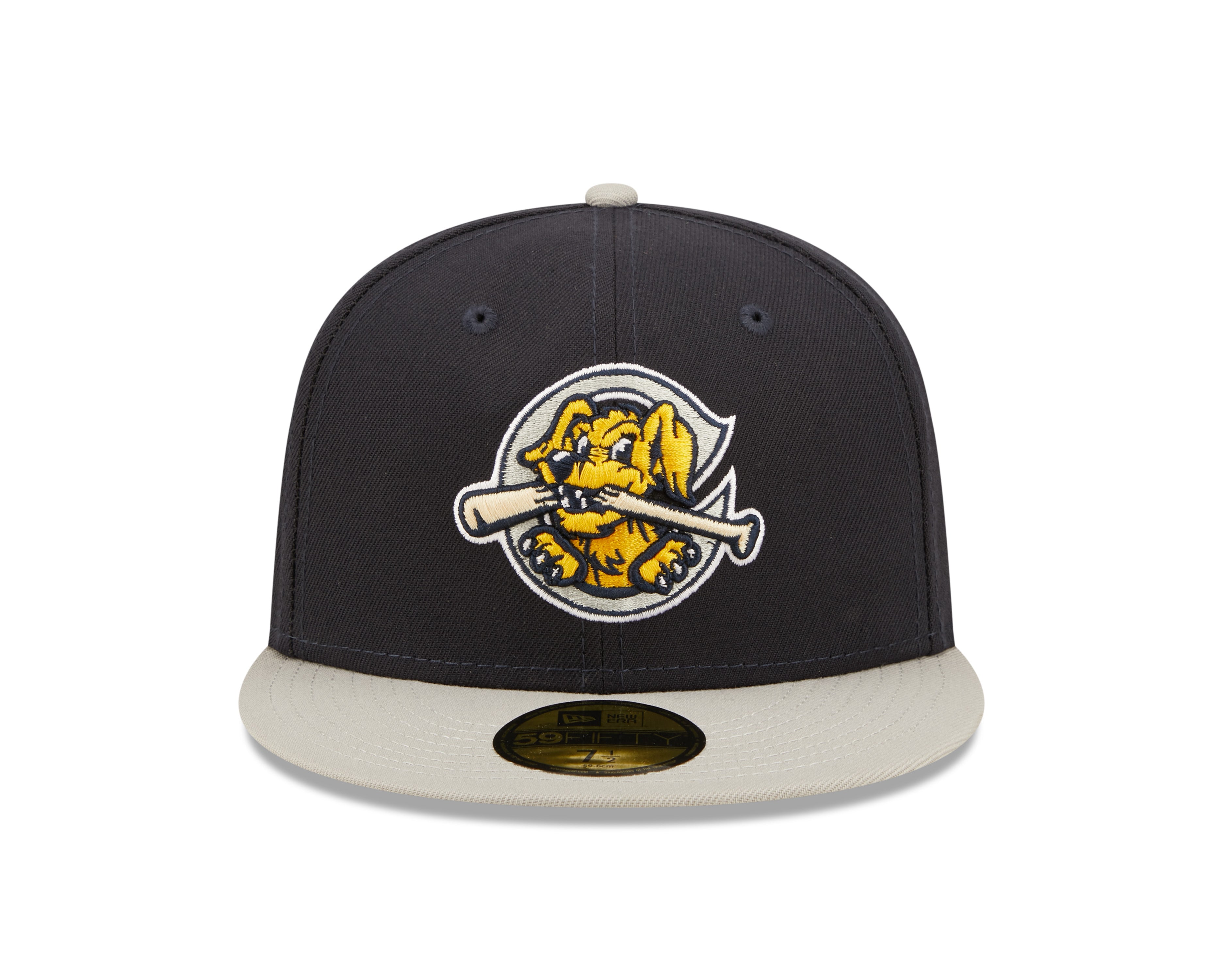 New Era - 59fifty Fitted - MiLB - AC Perf - Charleston River Dog - Navy - Headz Up 
