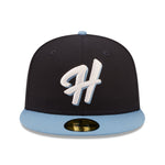 New Era - 59fifty Fitted - MiLB - AC Perf - Hillsboro Hops - Navy - Headz Up 