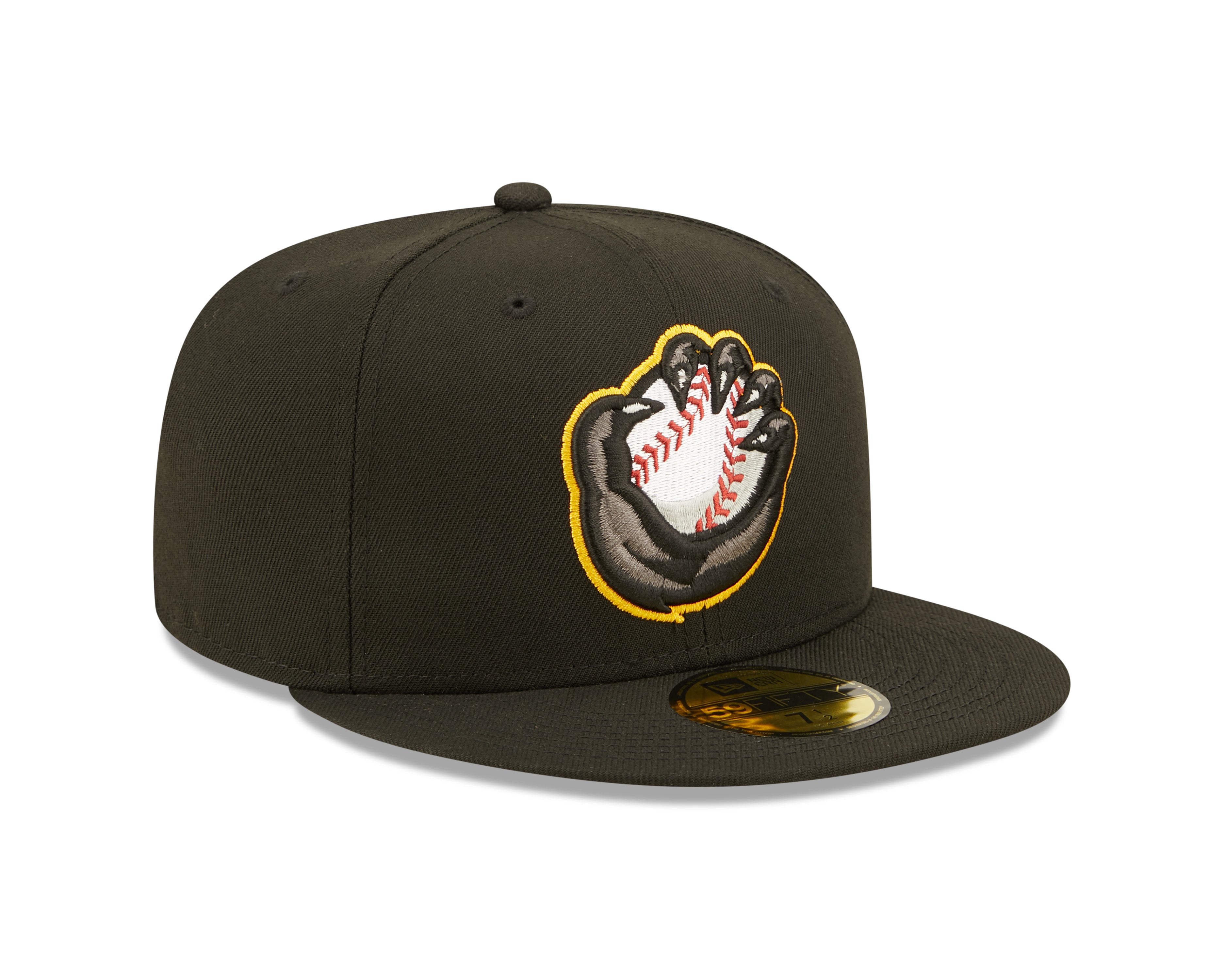 New Era - 59fifty Fitted - MiLB - AC Perf - Quad City River Band - Black - Headz Up 