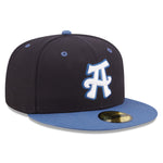 New Era - 59fifty Fitted - MiLB - AC Perf - Asheville Tourists - Navy - Headz Up 