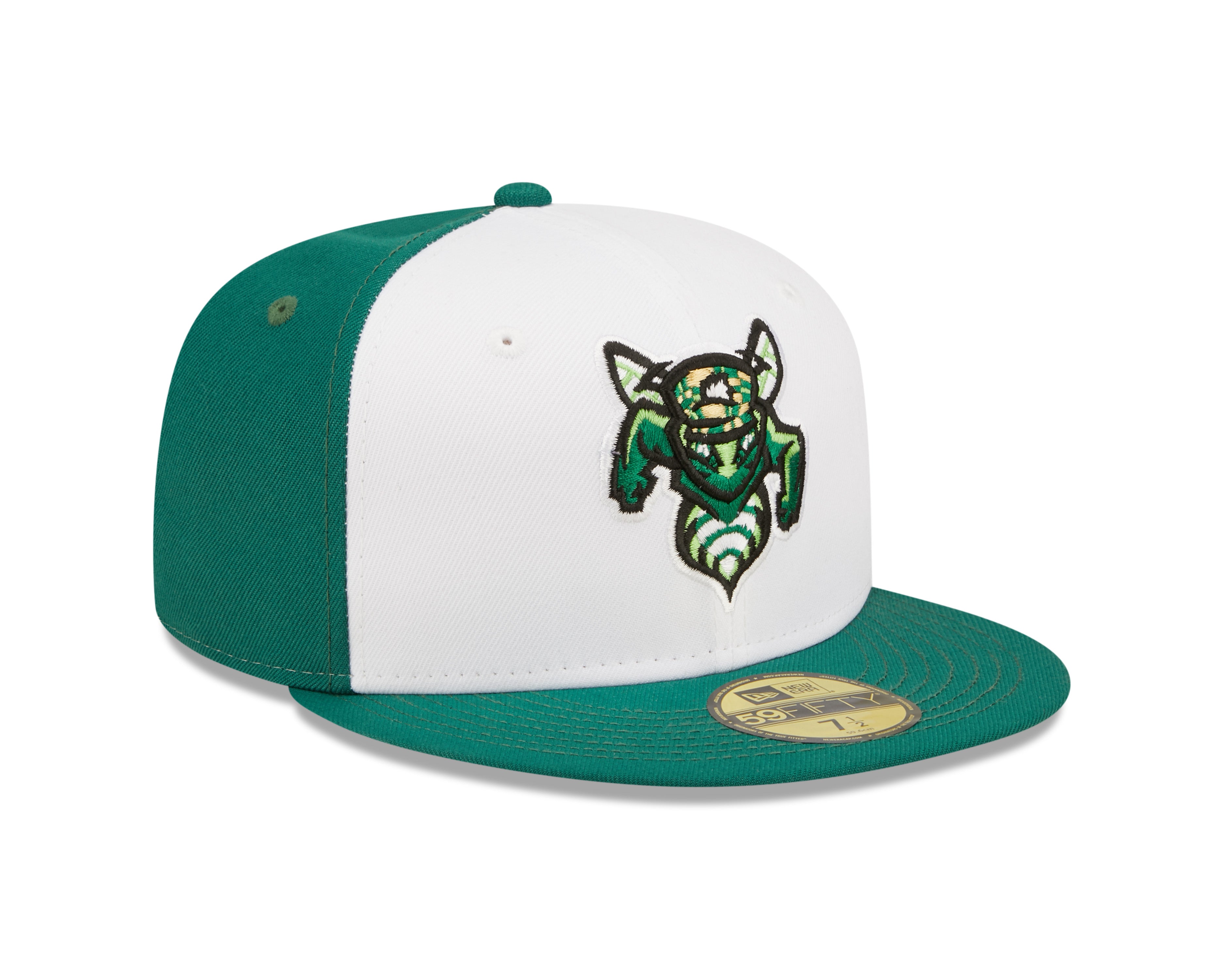 New Era - 59fifty Fitted - MiLB - AC Perf - Augusta Green Jackets - White/Green - Headz Up 