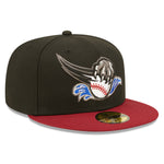 New Era - 59fifty Fitted - MiLB - AC Perf - Sacramento Rivercats - Black - Headz Up 