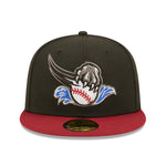 New Era - 59fifty Fitted - MiLB - AC Perf - Sacramento Rivercats - Black - Headz Up 