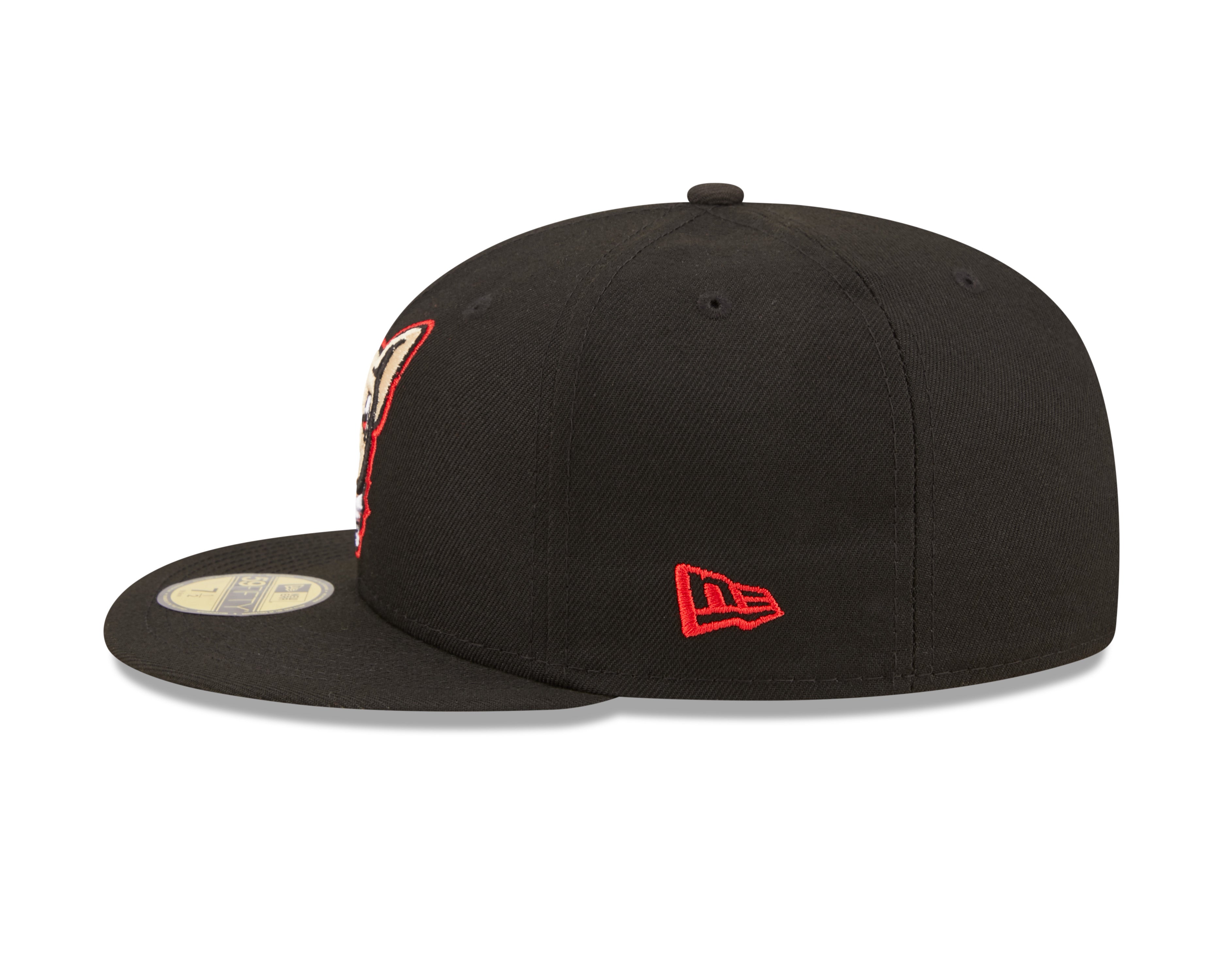 New Era - 59fifty Fitted - MiLB - AC Perf - El Paso Chihuahuas - Black - Headz Up 