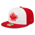 New Era - 59fifty Fitted - MiLB - AC Perf - Vancouver Canadians - White/Red - Headz Up 