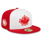 New Era - 59fifty Fitted - MiLB - AC Perf - Vancouver Canadians - White/Red - Headz Up 