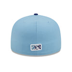 New Era - 59fifty Fitted - MiLB - AC Perf - Buffalo Bisons - White/Blue - Headz Up 