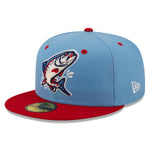 New Era - 59fifty Fitted - MiLB - AC Perf - Spokane Indians - Pastel Blue - Headz Up 