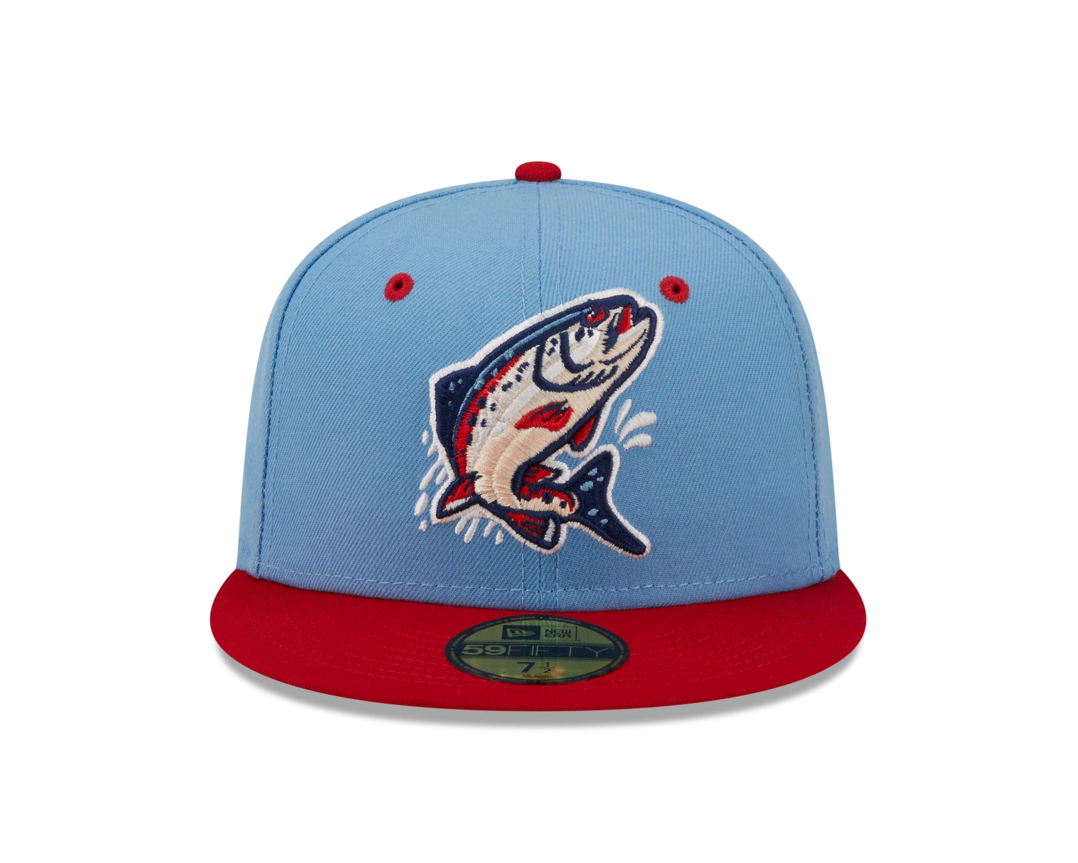 New Era - 59fifty Fitted - MiLB - AC Perf - Spokane Indians - Pastel Blue - Headz Up 