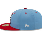 New Era - 59fifty Fitted - MiLB - AC Perf - Spokane Indians - Pastel Blue - Headz Up 
