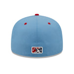 New Era - 59fifty Fitted - MiLB - AC Perf - Spokane Indians - Pastel Blue - Headz Up 