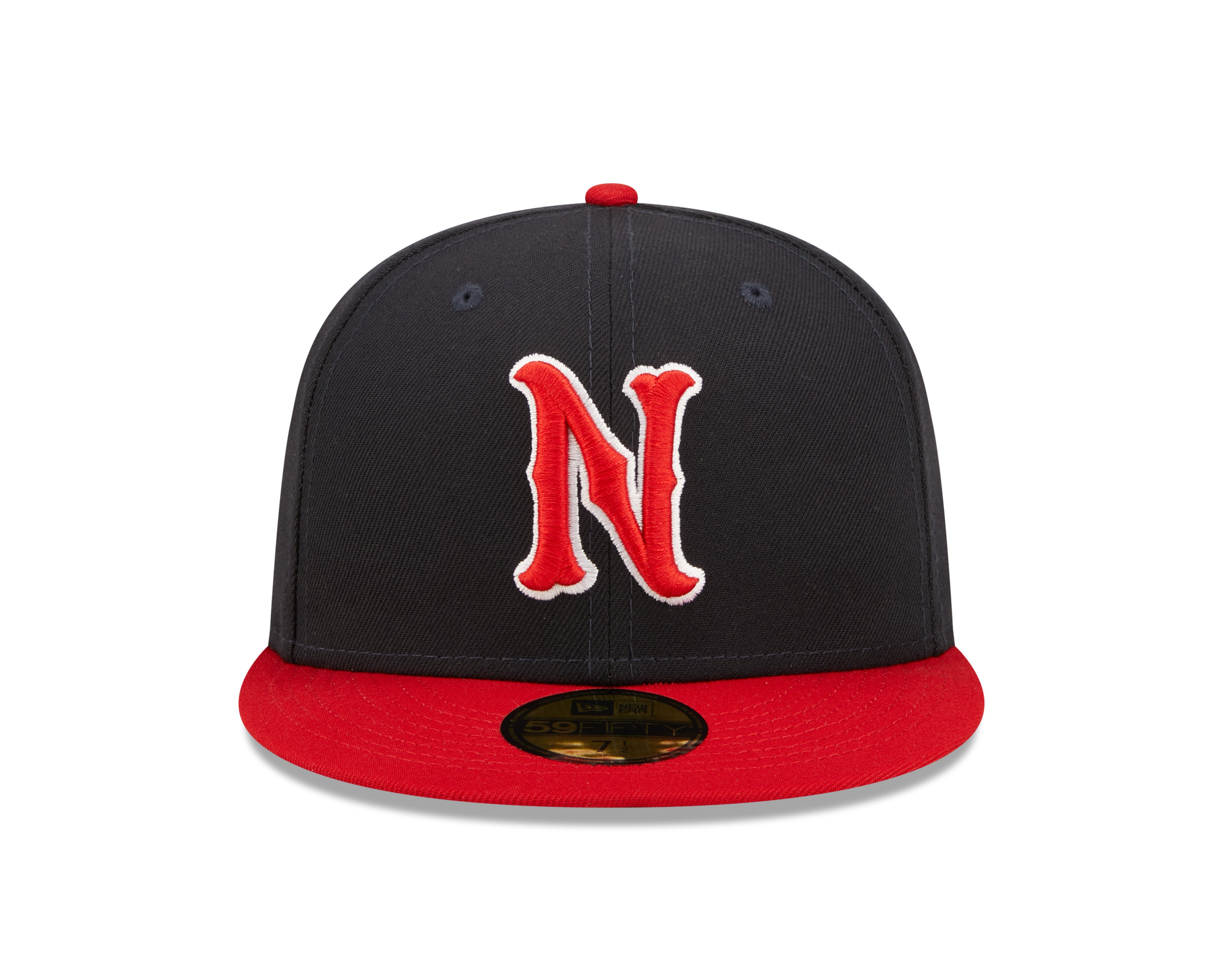 New Era - 59fifty Fitted - MiLB - AC Perf - Nashville Sounds - Navy/Red - Headz Up 