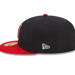 New Era - 59fifty Fitted - MiLB - AC Perf - Nashville Sounds - Navy/Red - Headz Up 