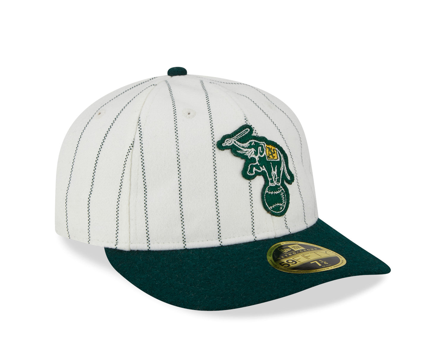 New Era - 59fifty Retro Crown - Heritage - Oakland Athletics Cooperstown - Chrome White - Headz Up 