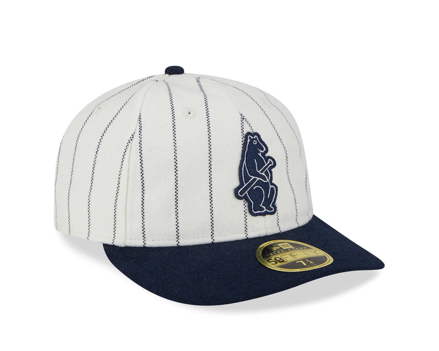 New Era - 59fifty Retro Crown - Heritage - Chicago Cubs Cooperstown - Chrome White - Headz Up 