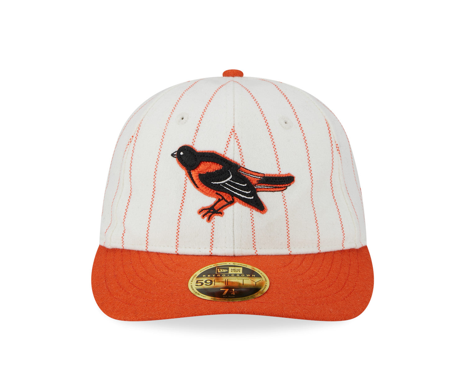New Era - 59fifty Retro Crown - Heritage - Baltimore Orioles Cooperstown - Chrome White - Headz Up 