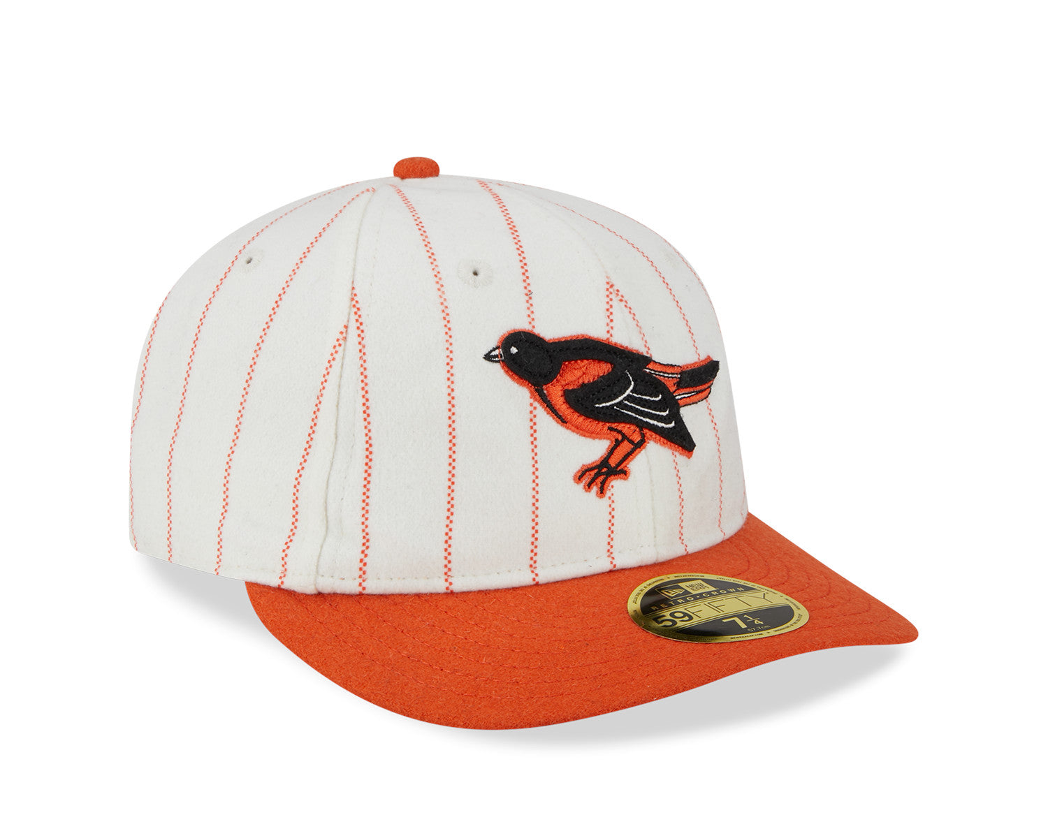 New Era - 59fifty Retro Crown - Heritage - Baltimore Orioles Cooperstown - Chrome White - Headz Up 