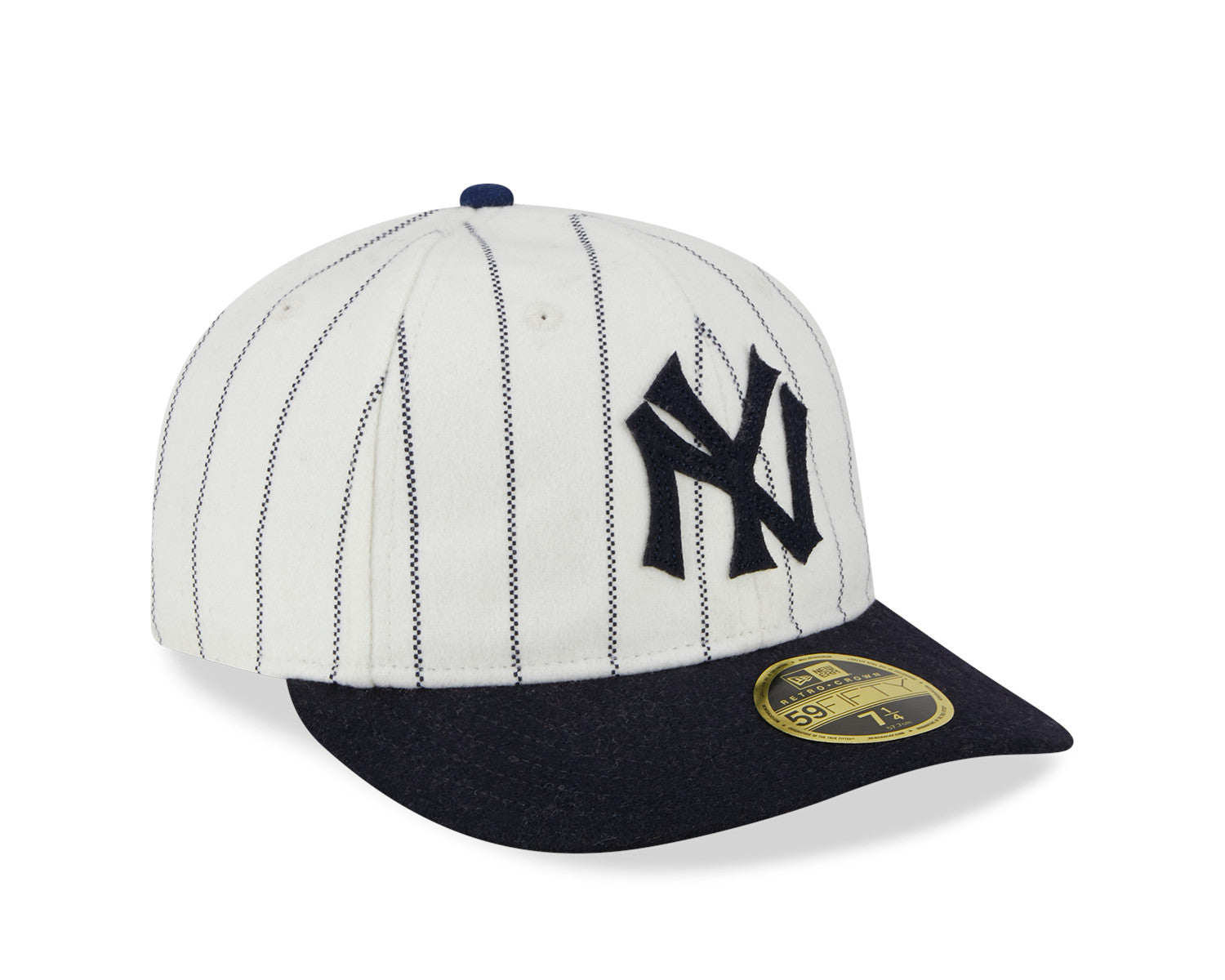 New Era - 59fifty Retro Crown - Heritage - New York Yankees Cooperstown - Chrome White - Headz Up 