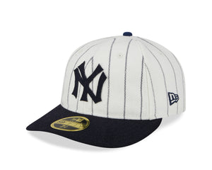 New Era - 59fifty Retro Crown - Heritage - New York Yankees Cooperstown - Chrome White - Headz Up 