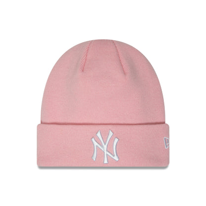 New Era - MLB Essential Cuff Beanie - New York Yankees - Pink/White