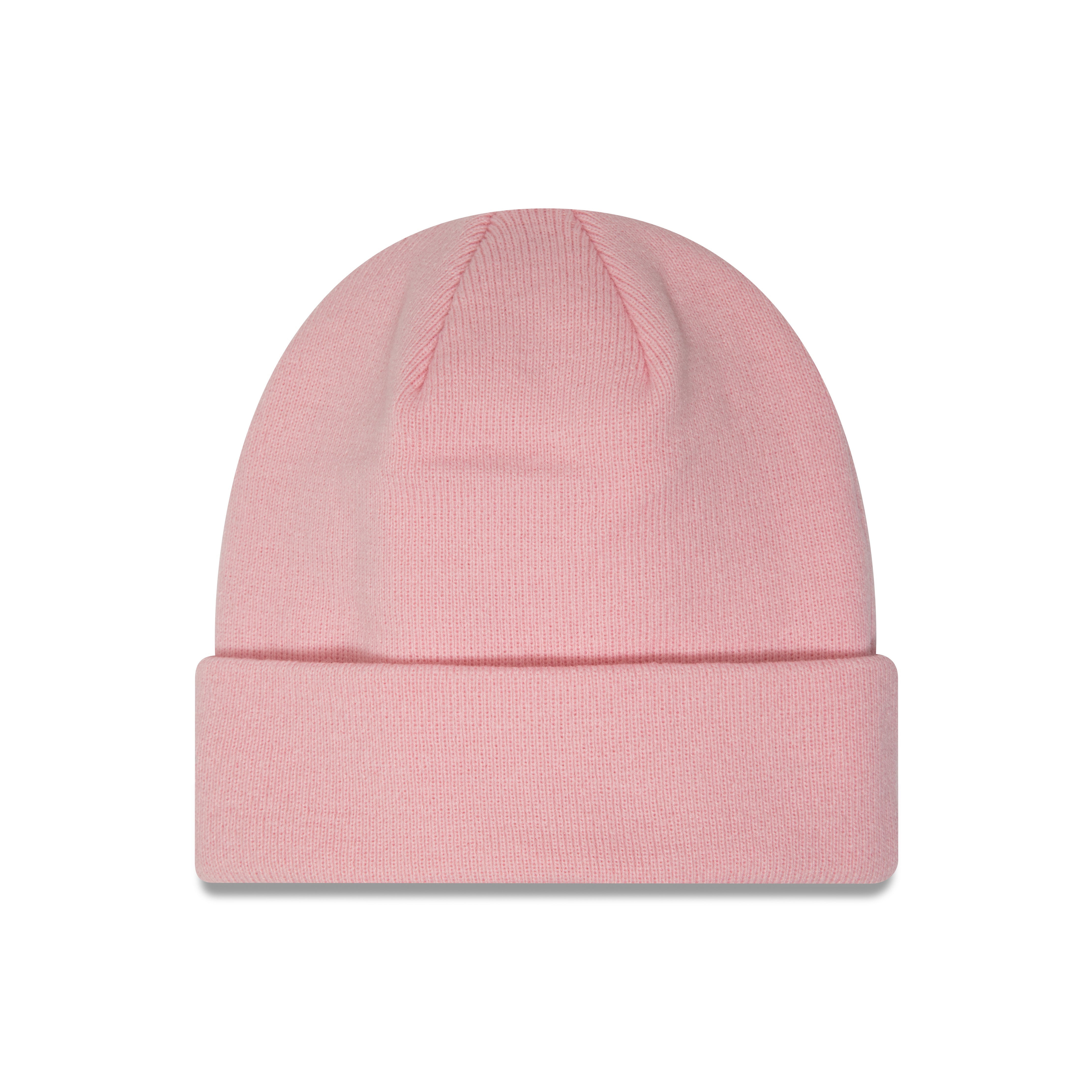 New Era - MLB Essential Cuff Beanie - New York Yankees - Pink/White - Headz Up 