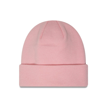 New Era - MLB Essential Cuff Beanie - New York Yankees - Pink/White