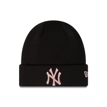 New Era - MLB Essential Cuff Beanie - New York Yankees - Black/Pink