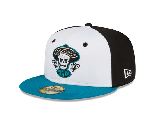 New Era - 59fifty Fitted - MiLB - COPA - Albuquerque Isotopes - White/Black/Teal - Headz Up 