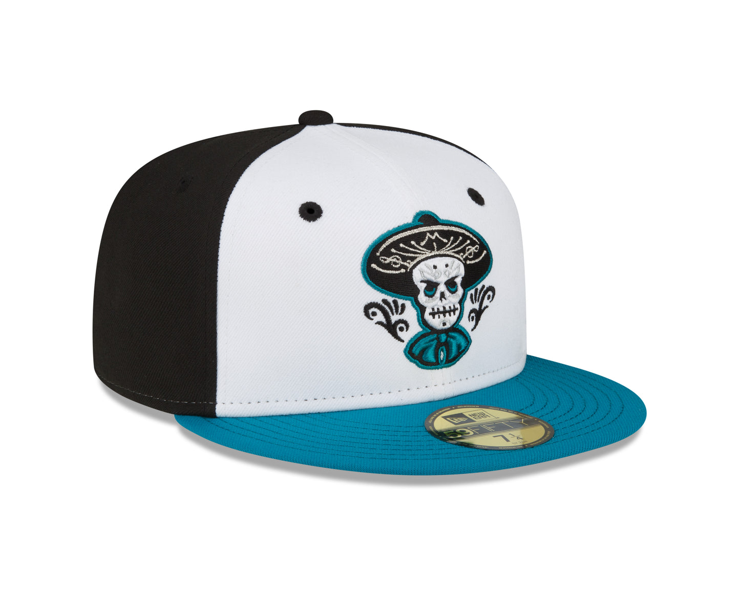 New Era - 59fifty Fitted - MiLB - COPA - Albuquerque Isotopes - White/Black/Teal - Headz Up 