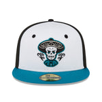 New Era - 59fifty Fitted - MiLB - COPA - Albuquerque Isotopes - White/Black/Teal - Headz Up 