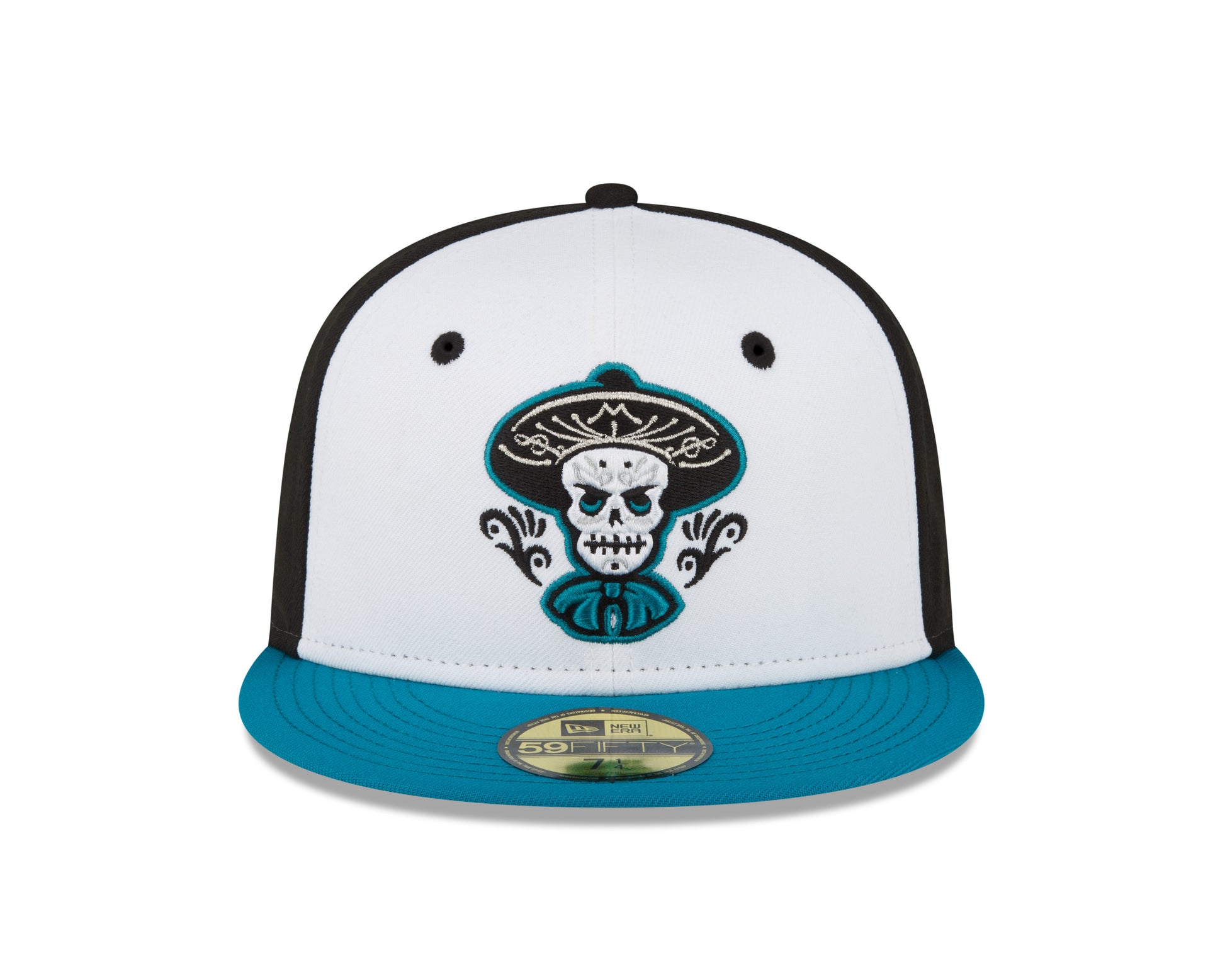 New Era - 59fifty Fitted - MiLB - COPA - Albuquerque Isotopes - White/Black/Teal - Headz Up 