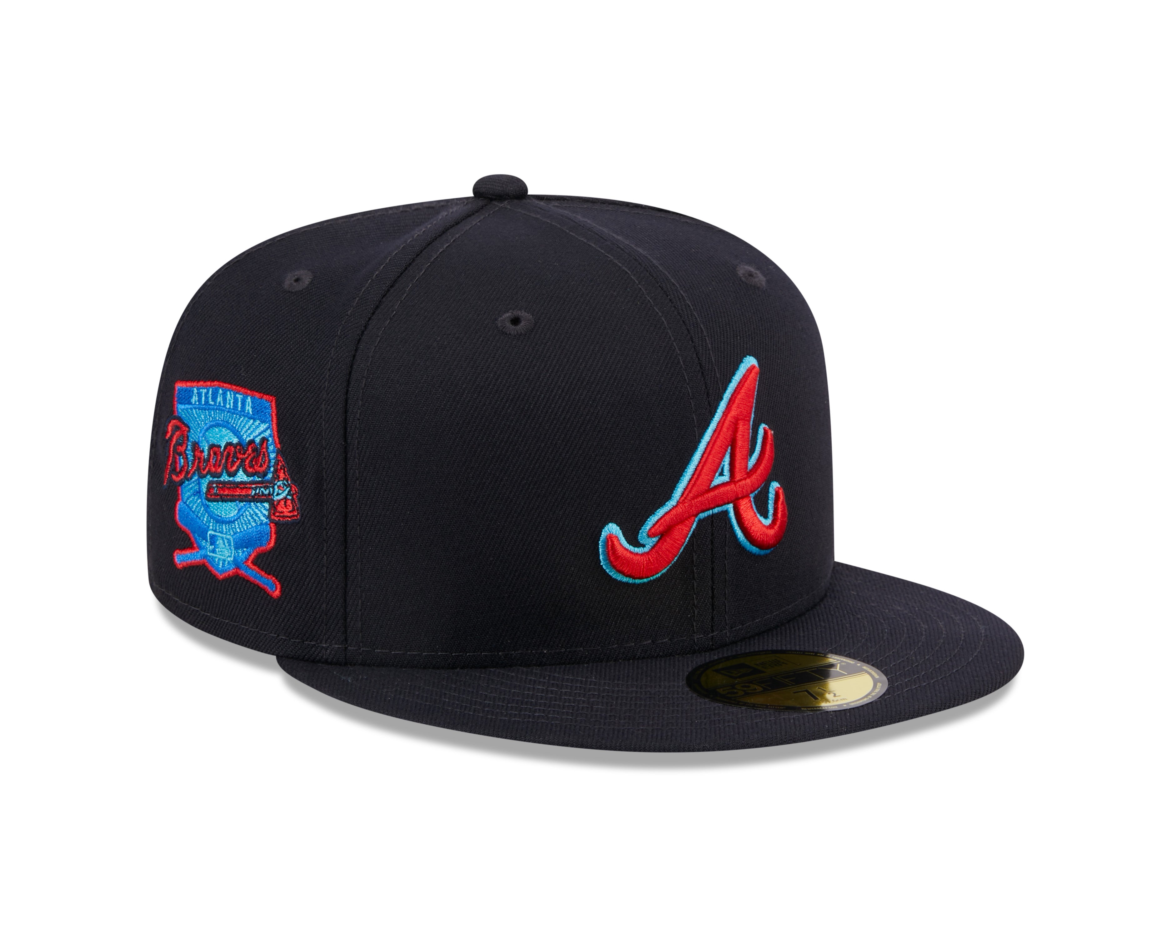 Fathers Day Atlanta Braves 59Fifty Fitted Cap - OTC - Headz Up 