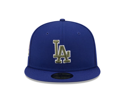 New Era - 5950 Fitted BOTANICAL - Los Angeles Dodgers - Blue - Headz Up 