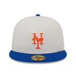 New Era - 5950 Fitted WORLDCLASS - New York Mets - Stone/Blue - Headz Up 