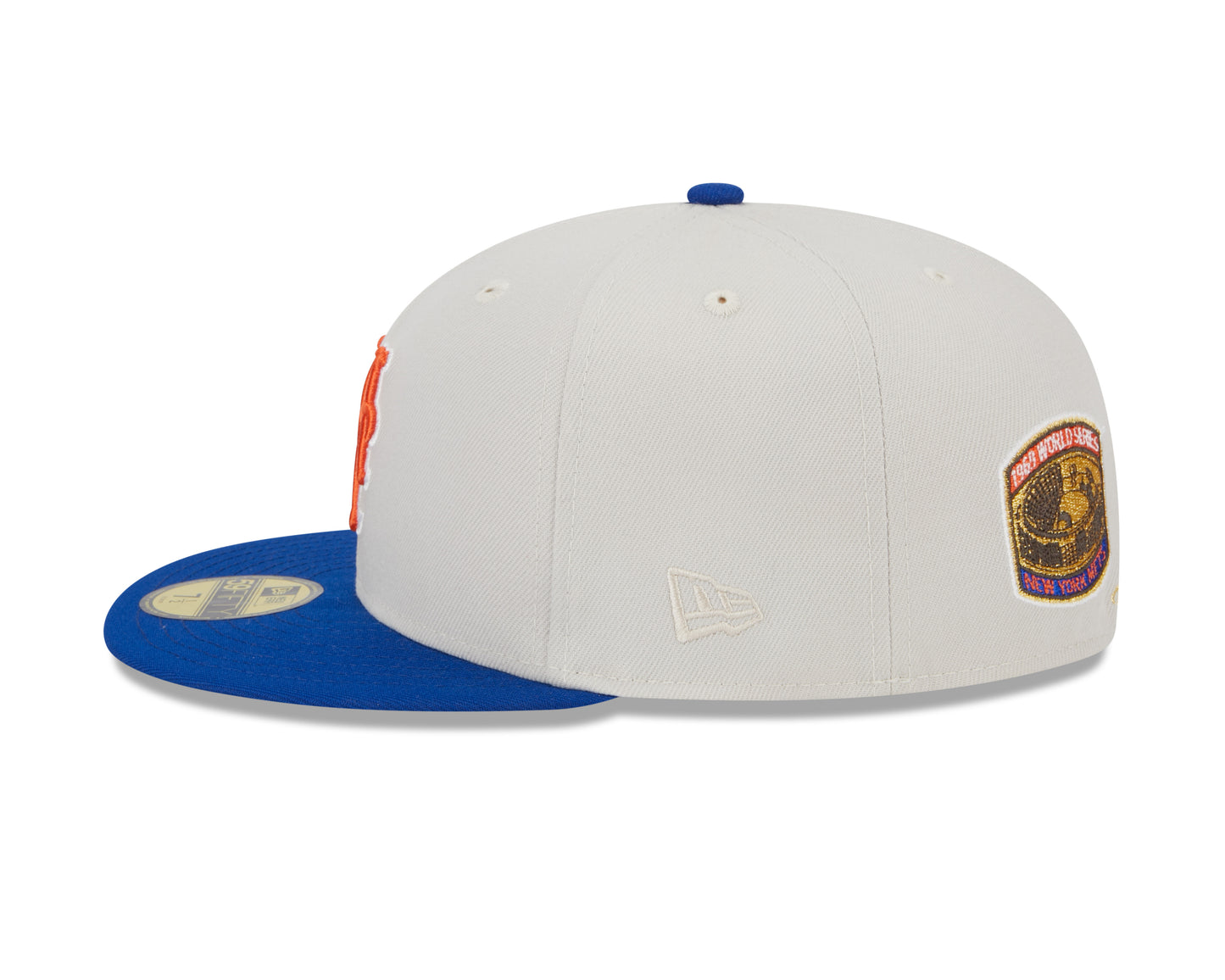 New Era - 5950 Fitted WORLDCLASS - New York Mets - Stone/Blue - Headz Up 