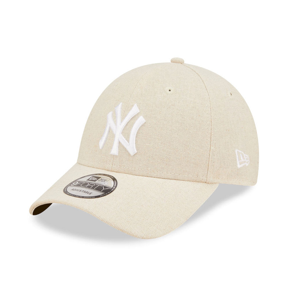 New Era - 9FORTY - New York Yankees - Linen - Stone/White - Headz Up 